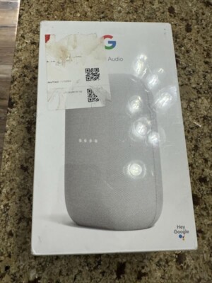 Google Nest Audio Smart Speaker - Chalk for sale online | eBay