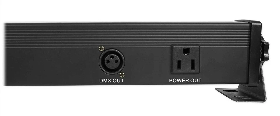 (2) Rockville ROCKSTRIP 252 LED DMX RGB Color Strip DJ Wash Up Light Bars+Bag - Image 4 of 4