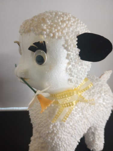 Styrofoam Lamb Sheep Easter Spring Ornament Craft Kit Homemade - Picture 4 of 8