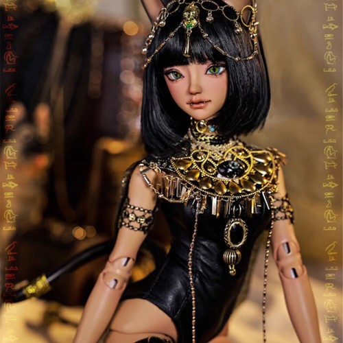 1/4 BJD Muñeca Rótula Muñeca Resina Sexy Egipcia Gato Niña Conjunto Completo Hecho a Mano Regalo - Imagen 7 de 8