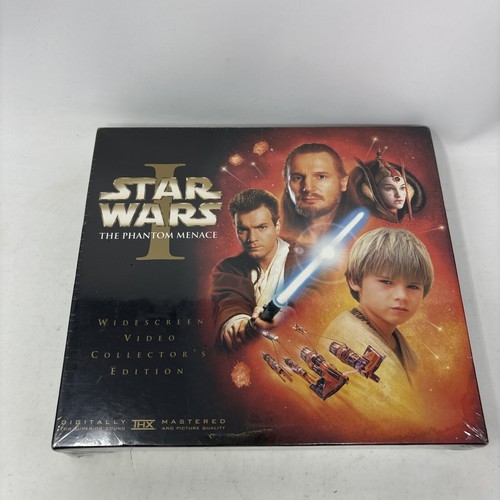 Star Wars Episode 1 VHS Collectors Edition Wide The Phantom Menace W/ Film Strip - Picture 1 of 10