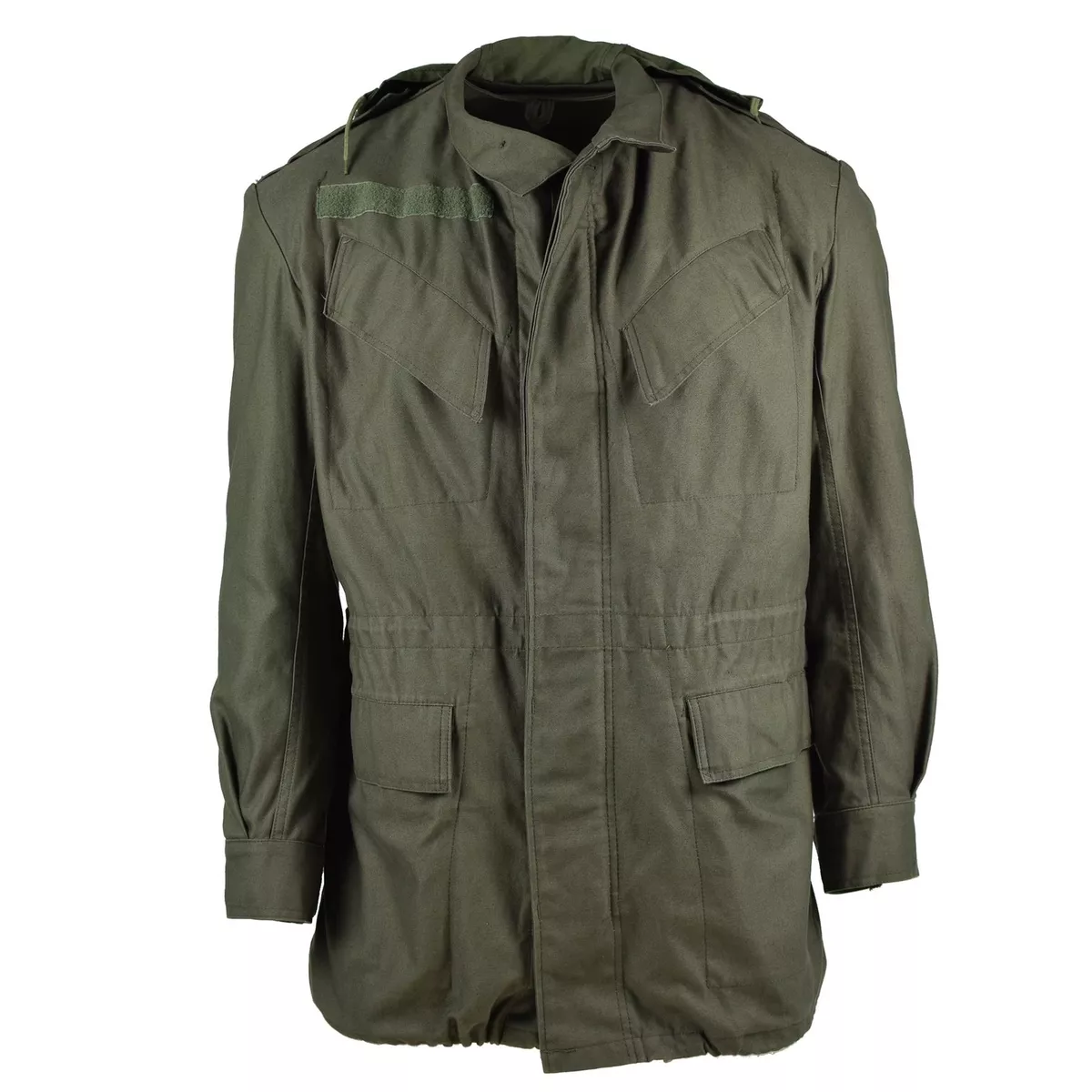 Genuine Belgian army field jacket M64 military cotton waterproof
