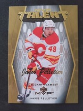 2023-24 MVP Talent Gold Script Parallel #MT-40 Jakob Pelletier RC ROOKIE