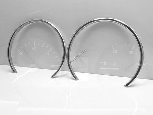Pour Mercedes Sprinter W906 06-18 Cerclages De Compteur Aluminium Anneaux Chrome - Picture 2 of 7