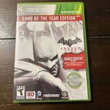 Batman: Arkham City -- Game of the Year Edition (Microsoft Xbox 360, 2012) 