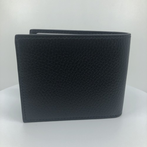 Nueva billetera GUCCI de cuero plegable con enclavamiento GG plateada logotipo Gucci - Imagen 9 de 13