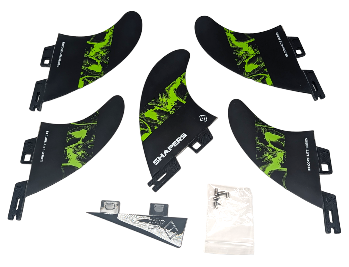 Shapers surfboard fins FITS FCS 2 SIZE Small Fcs2 6 Fin Set
