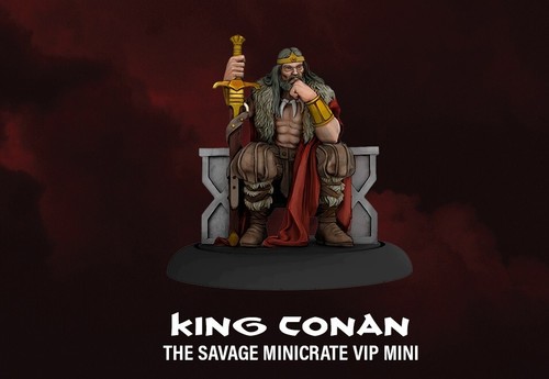King Conan Savage Lands MiniCrate VIP #1 Ltd Ed Privateer Press (2019) - Picture 7 of 7