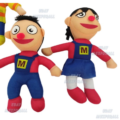 Paquete de juguetes de muñecas de peluche El Show de Bely y Beto Friends 6 piezas hechas a mano México MEX - Imagen 9 de 9