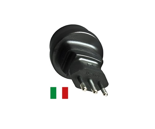 DINIC Reisestecker für Italien, 3-Pin Netzadapter, Adapter IT - Bild 3 von 5