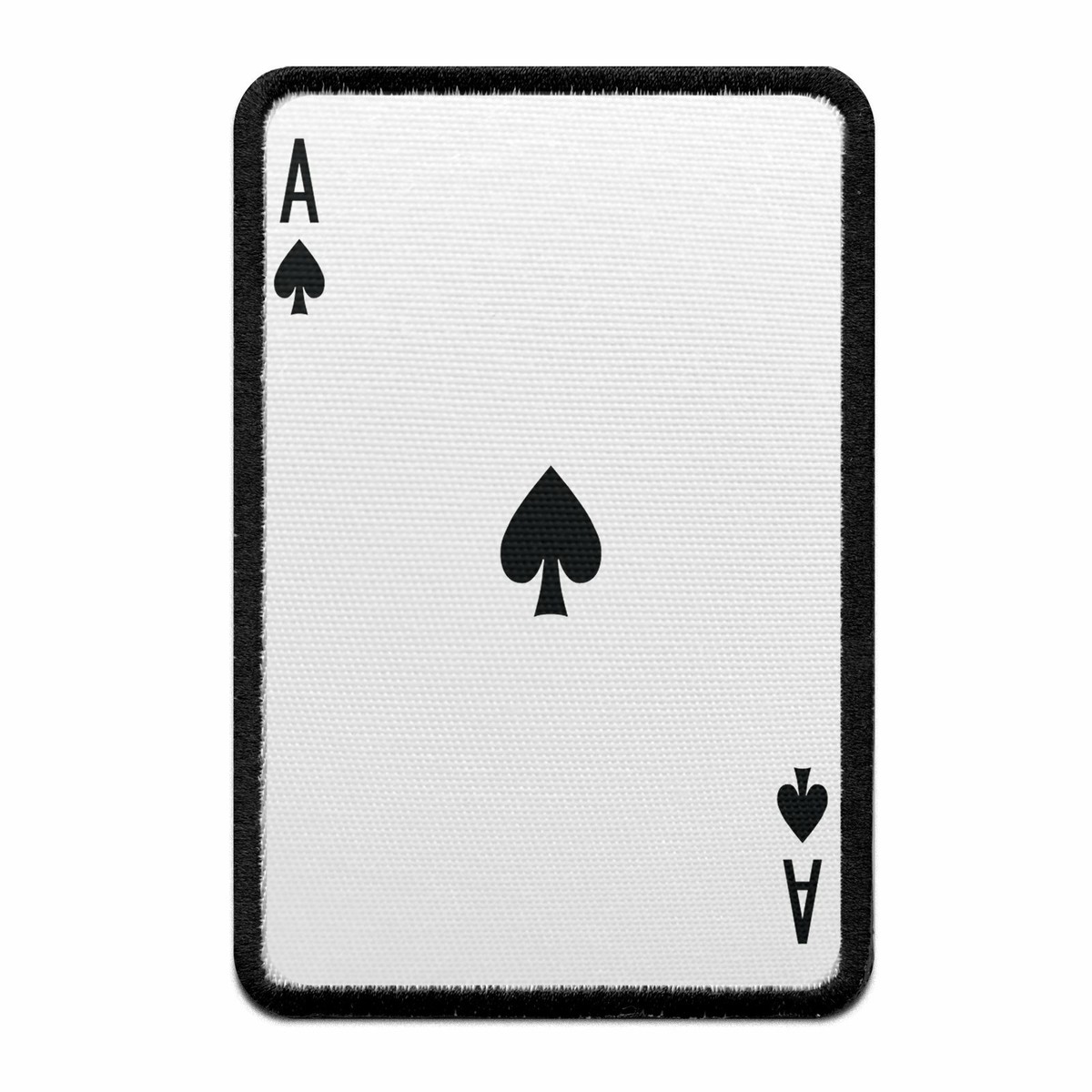 Ace of Spades Card Embroidered Iron-on Foto Patch | eBay