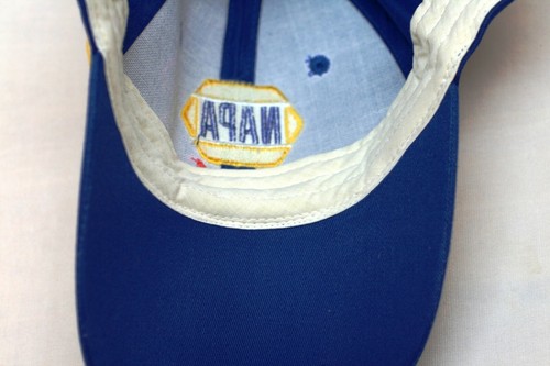 Gorra de béisbol Michael Waltrip Racing NAPA #55 talla única para la mayoría de los ganchos y bucles usada en excelente estado - Imagen 8 de 12