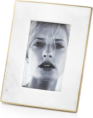 Elegant Marmo Marble Photo Frame for 4'' x 6'' Pictures - Timeless Decor