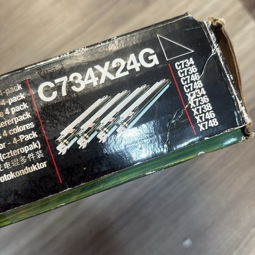 Lexmark C734X24G Photoconductor Unit 4-Pack True Image Compatible NEW Open Box - Picture 7 of 8