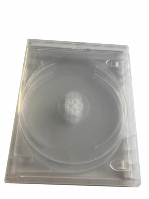 New Clear 2 MegaDisc 15mm Blu-ray Replacement Case Holds 4 Discs (4 Tray) box - Image 1 of 4