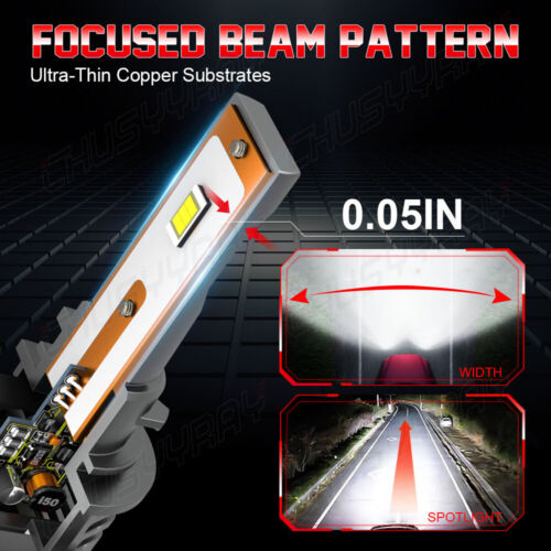 FOR Bmw 2 Series F23 F22 2012 2013-2019 Headlight White HIGH low beam 6500k 4pc - Picture 13 of 15