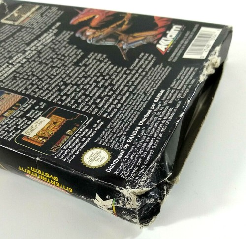 Nintendo Nes Box Empty Wizards & Warriors III Not Of Game And Tracking - Picture 3 of 6