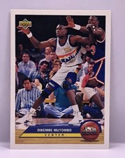 DIKEMBE MUTOMBO 1992-1993 Upper Deck McDonalds #P10 Denver Nuggets