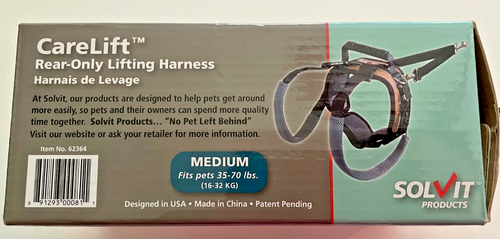 NEW IN BOX Solvit CareLift FULL BODY Medium Dog Lifting Harness 35-70 lbs - Picture 4 of 4
