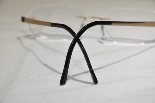 2 Pair SILHOUETTE 5452 20 Eyeglasses FRAMES 6051 Gold Color 19-145 * AUSTRIA * - Picture 11 of 24
