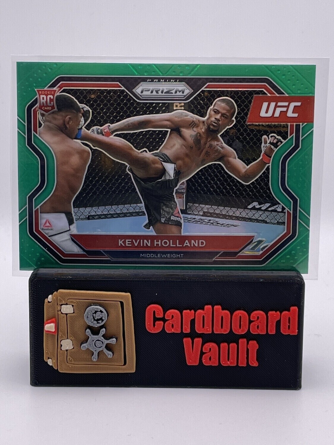 2021 Prizm UFC Kevin Holland Green #171