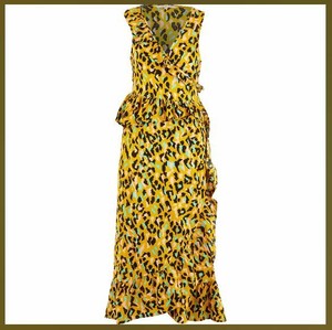 sleeveless wrap maxi dress