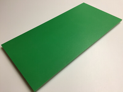 8'' x 12'' x 1/2'' Plastic (HDPE) Cutting Board - Multiple Colors Available
