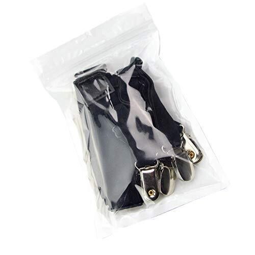 1 Pair Adjustable Elastic Shirt Stays Garter Holder with Non-Slip Locking Clamps - Bild 2 von 9