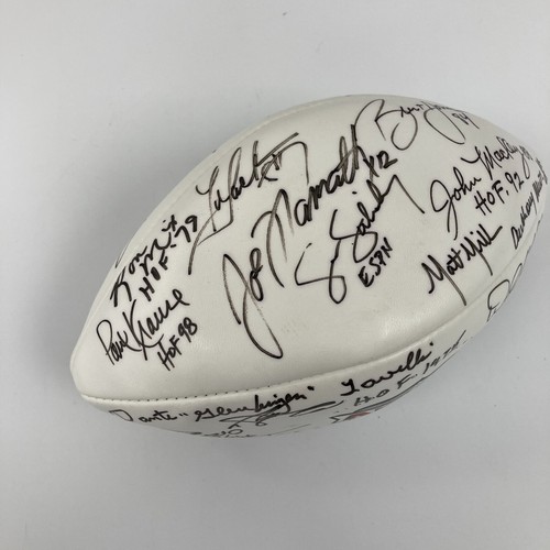 Joe Namath & Wayne Gretzky Super Bowl XXXIV Multi Signed Football JSA COA - Picture 7 of 14