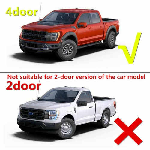 For 2021+ Ford F-150 Car Window Bottom Sill Trim Decor Strips Accessories -Black - Picture 2 of 10