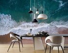 3D Sandstrand Welle ZHUC14607 Tapete Wandbild Fototapete Abnehmbarer Ann