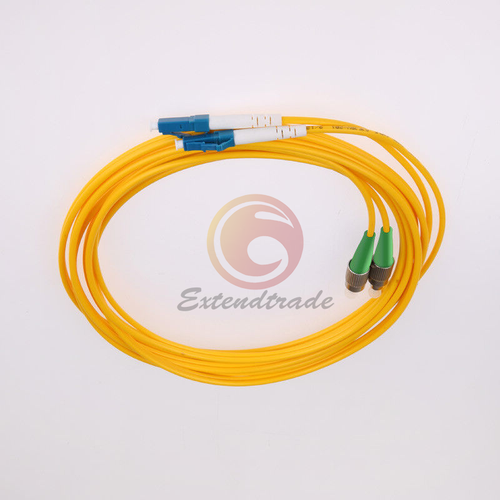 Cordon patch câble fibre optique 5M FC/APC-LC/UPC 9/125 SM 2 cœurs duplex - Photo 2/9