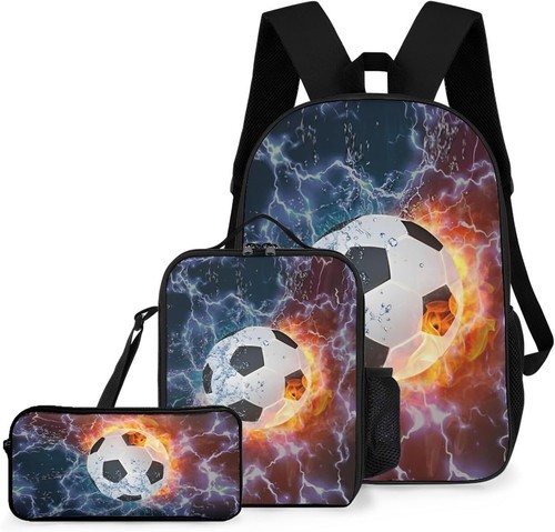 3Pcs Cartoon Backpack, Lightweight Daypack Set with Lunch Box Pencil Bag for... - Picture 2 of 9