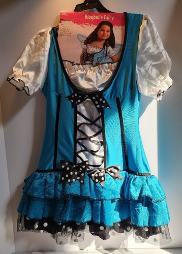 Costume grande fata blu belle bambino 12-14 - Foto 2 di 11