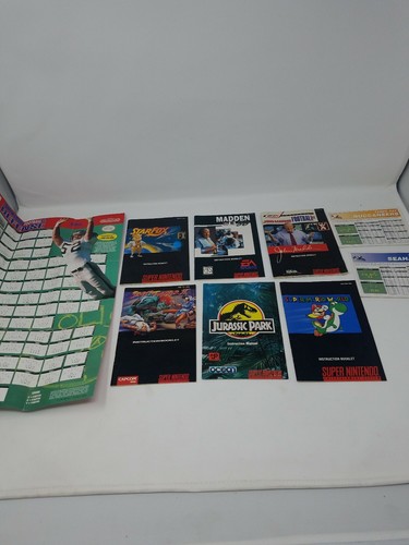 Super Nintendo Lot (SNES) Manuels and pamphlets - Picture 1 of 6