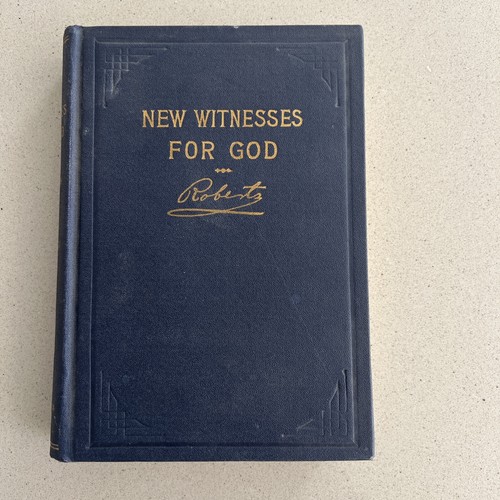 New Witnesses for God by B.H. Roberts 1911 Hard Cover VOLUME 1 LDS Mormon - Picture 2 of 10