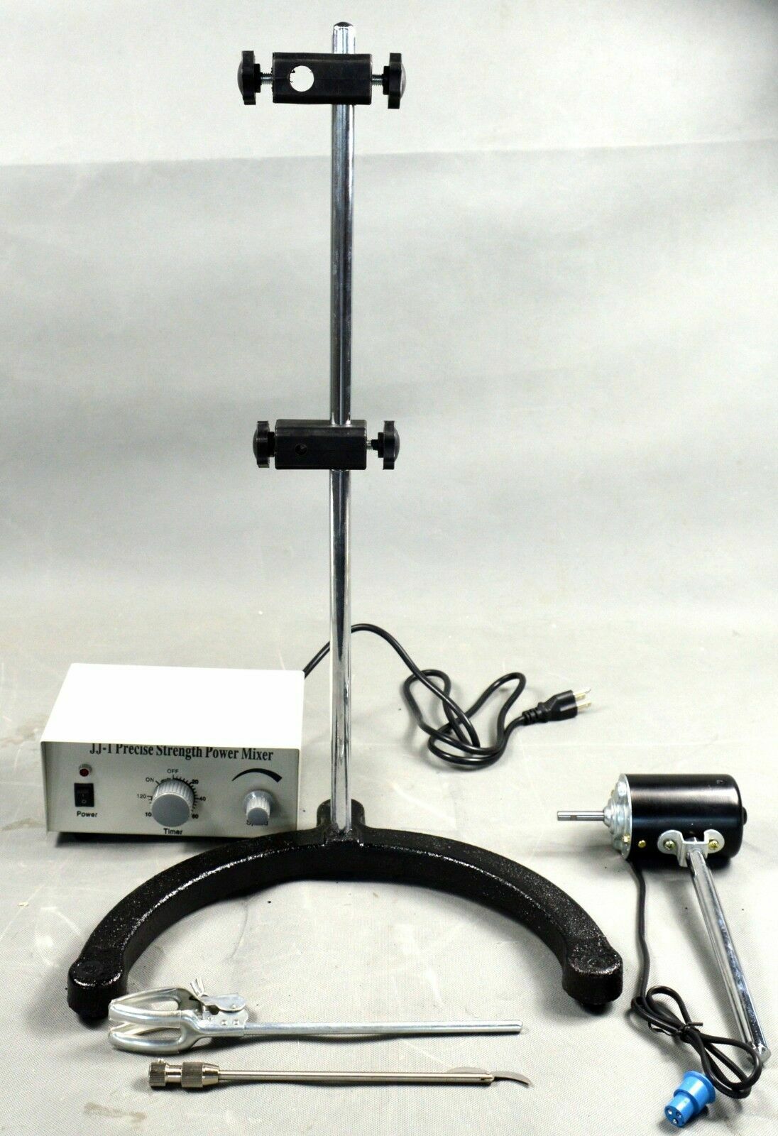 Lab Electric Overhead Stirrer Mixer Speed Adjustable Chemical 40W Equipment - Picture 2 of 11