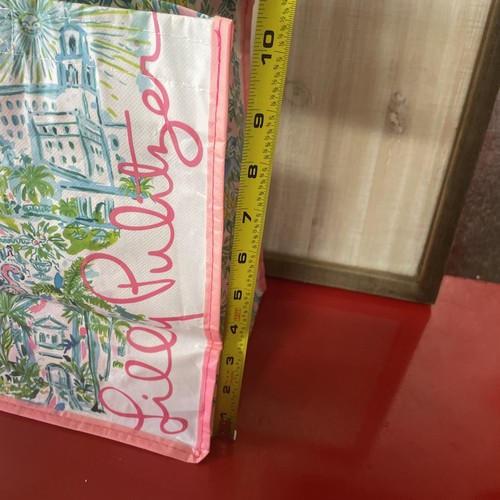 Lilly Pulitzer wiederverwendbare Einkaufstasche 15” x 11” x 7”. - Bild 6 von 8