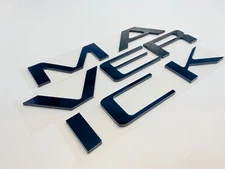 Gloss Black Tailgate Insert Letters Badge For MAVERICK Emblem 2022-2024