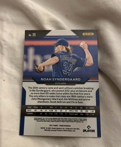 2021 Panini Prizm #35 Noah Syndergaard New York Mets - Bild 2 von 2
