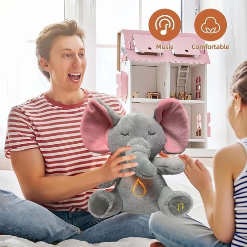 Peluche sollievo ansia Regno Unito simpatico koala respirazione musicale bambola rilassante dormire NUOVO - Foto 3 di 41