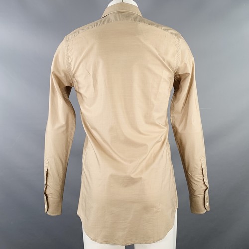 RALPH LAUREN TALLA S Bronceado Algodón Difusión Collar a Medida Para Manga Larga - Imagen 3 de 6