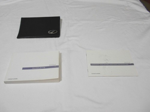 2004 OLDSMOBILE SILHOUETTE OWNER MANUAL 2/PC SET & BLACK OLDSMOBILE CASE.CLEAN  - Picture 1 of 4