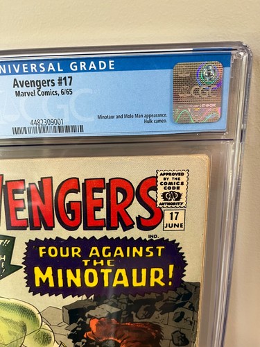 Avengers #17 CGC 5.0 1965 Stan Lee Don Heck Jack Kirby Marvel Hulk Cameo - Picture 3 of 4