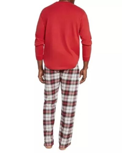 GAP Men's Flannel Sleep Set Cherry Plaid Pajamas Pants Top Size XL New - Picture 2 of 6