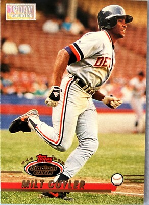 Milt Cuyler 1993 Topps Stadium Club #156 1st Day Production Detroit Tigers