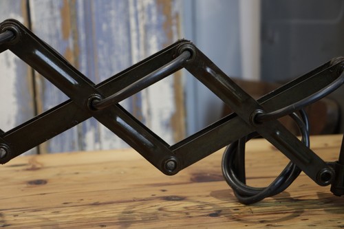 KE1025 Antike Wand Scherenlampe mit Blech Schirm/Loft/Industrie - Bild 13 von 17