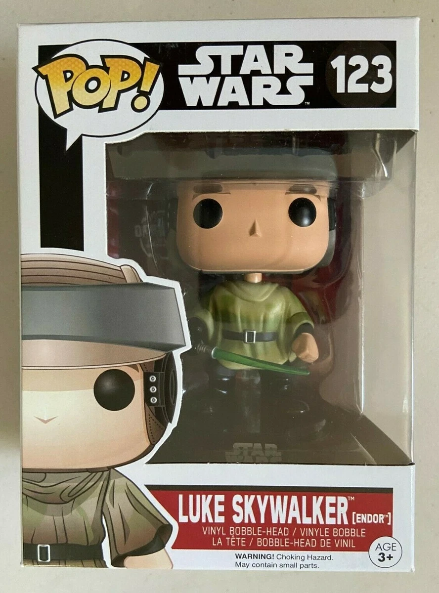 Funko Pop Star Wars Luke Skywalker Endor #123 Retired Vaulted Black Box