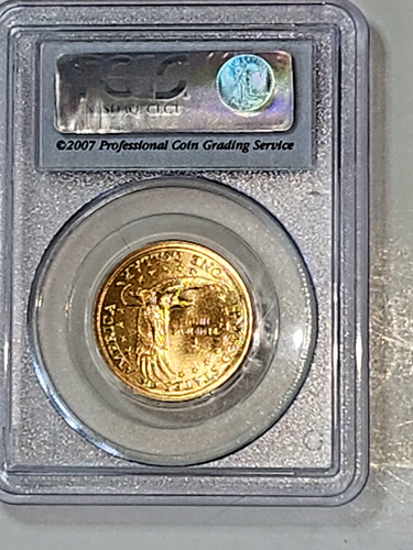 2007-D $1 Sacagawea Dollar PCGS MS69 ~ SATIN FINISH - Picture 5 of 5