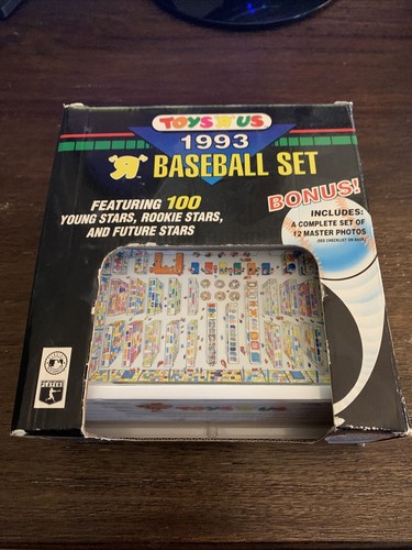 1993 TOPPS TOYS R US BASEBALL FACTORY SEALED SET 100 CARDS + 12 MASTER PHOTOS - Picture 1 of 6